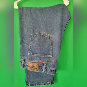 Wrangler Straight Bootcut Jeans Size 44x30 Vintage Men 9760WDR 97NPWDR Worn Work